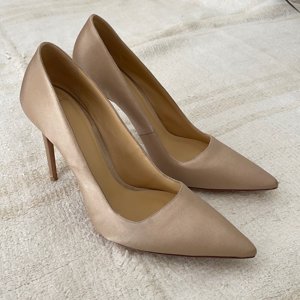 ALEXANDRE BIRMAN satin pump 40